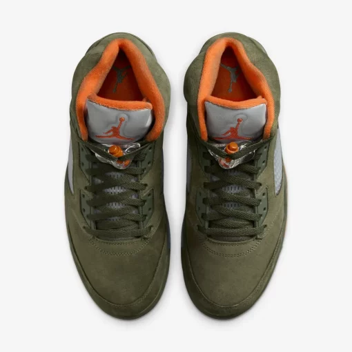 Nike Air Jordan 5 Retro Olive Shoes Sale_3